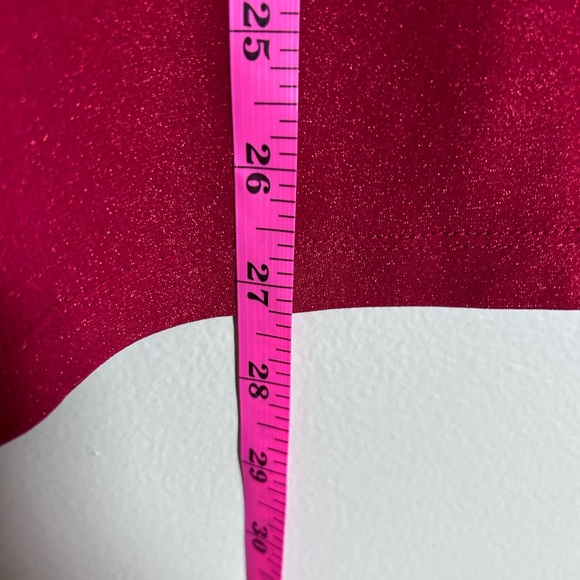 Laura Ashley red shimmering sleeveless mock-neck top zipper back size 2x - Picture 6 of 7